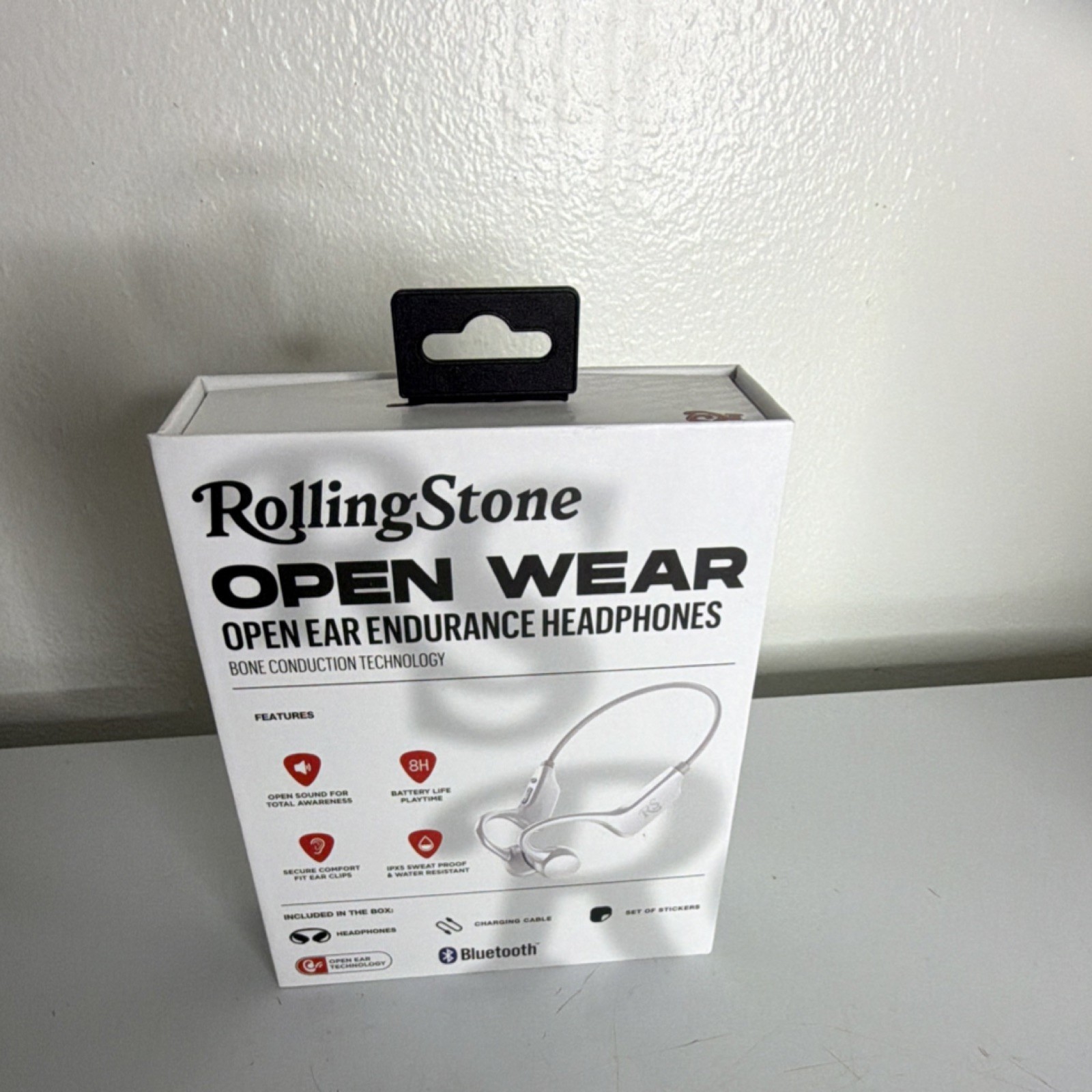 RollingStone Open Wear True Wireless Bluetooth Bone Conduction Ear-hook White