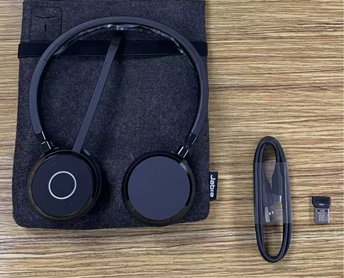 Jabra Evolve 65 MS Dual-Ear Wireless Headphones, Noise Cancellation, 3rd Edition