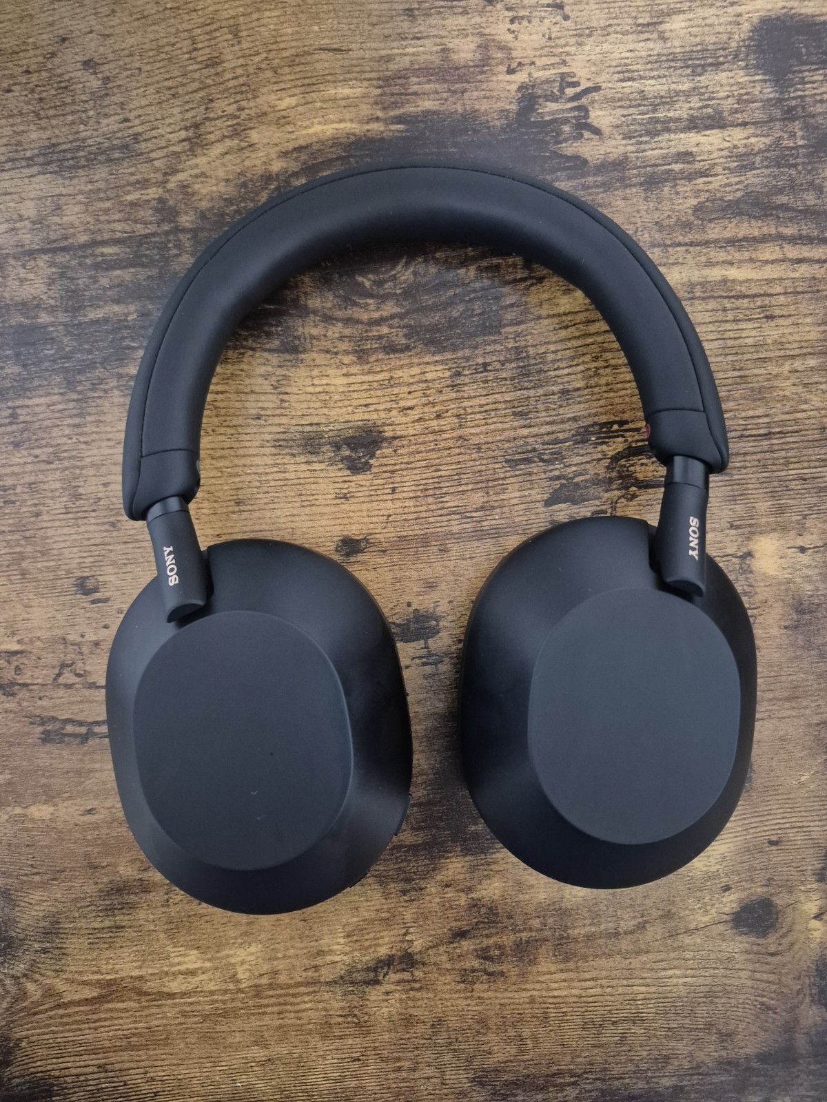 Sony Black Over-Ear Headband Headphones w/ Case, Audio Cable & Airplane Adapter