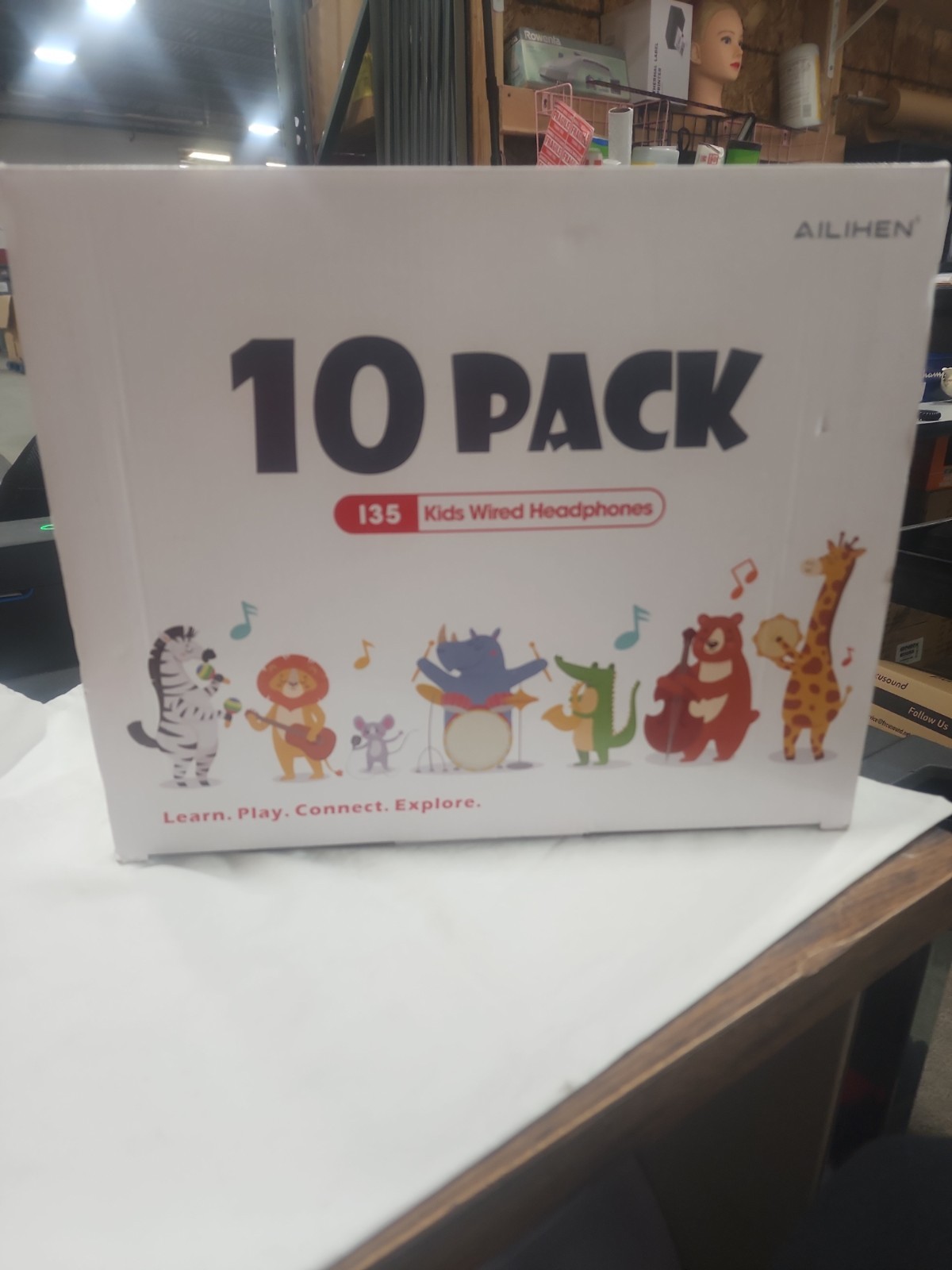 AILIHEN 135 Kids Wired Headphones 3 Packs Of 10