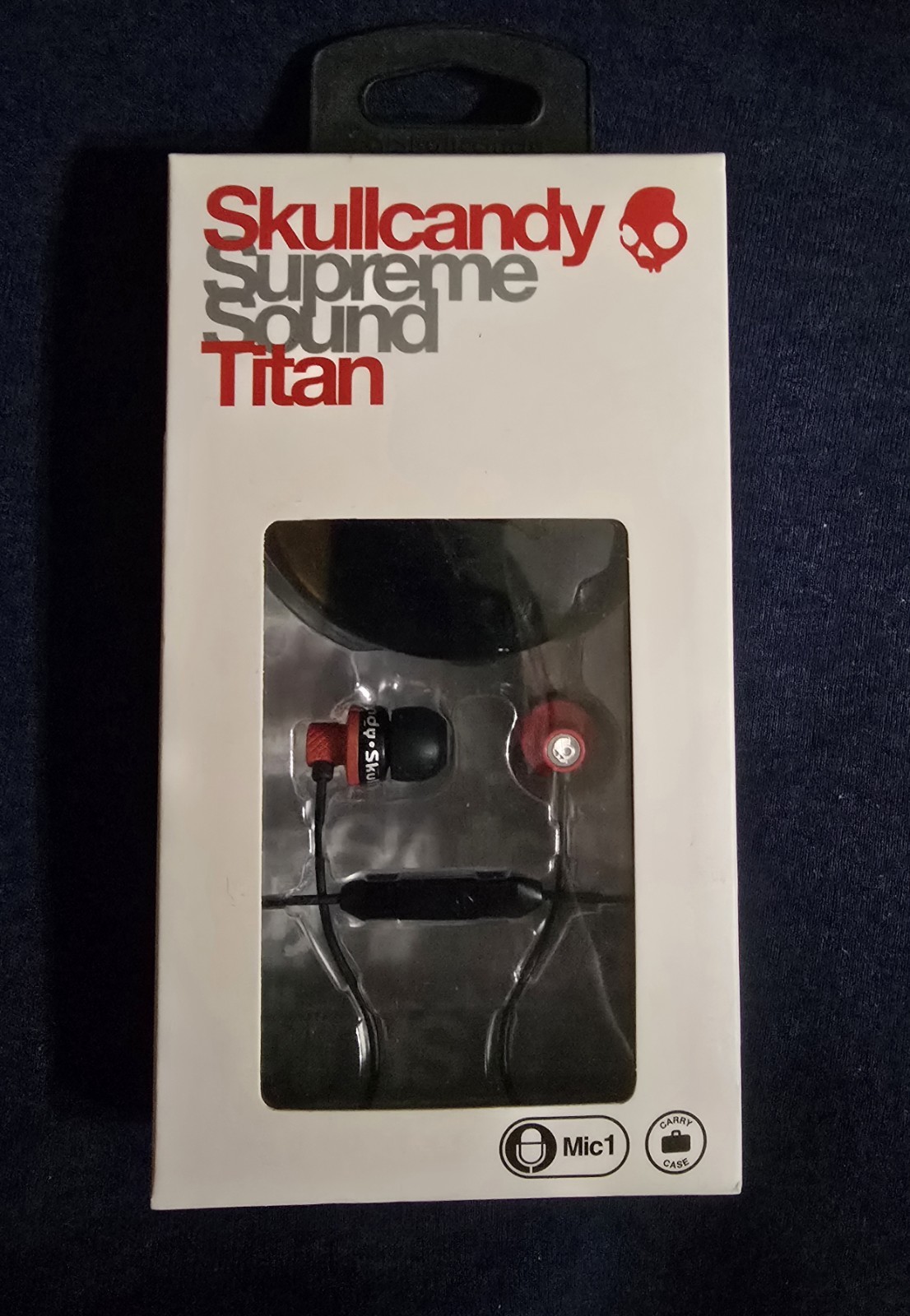 RARE Skullcandy Titan Red V1 | Sealed Audiophile Supreme Sound Mic1 S2TTDY-206