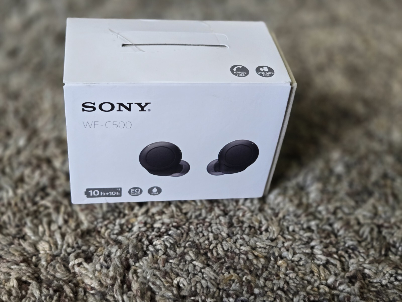 New Sony WF-C500 Truly Wireless In-Ear Bluetooth Headphones – Black