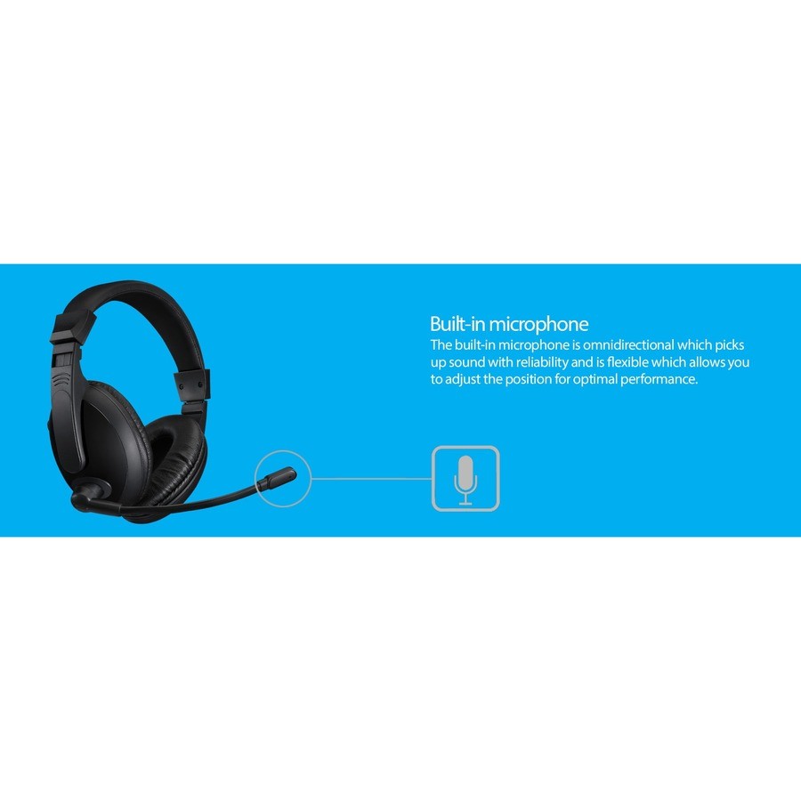 Adesso Xtream H5U – USB Stereo Headset with Microphone – Noise Cancelling – Wire