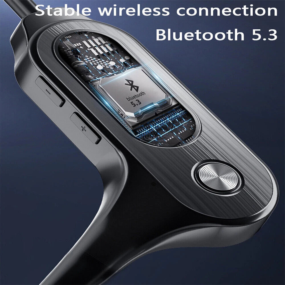 Bluetooth 5.3 Conduction Headphones Wireless Outdoor Sport Headset Earbuds Lot