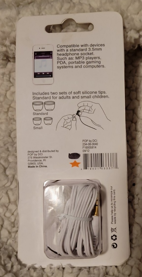 earbuds POP by DCI 2 Sets of Silicone Tips adult/kids YELLOW RUBBER DUCK Jeep