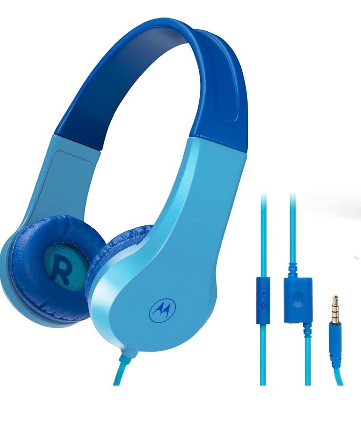 Motorola Sound Moto JR200 Headphones for Kids with Microphone NIB