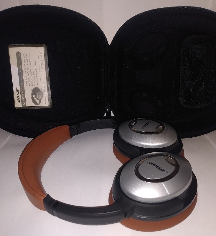 Bose QC-15 QuietComfort Coffee Brown Wired Headphones SHIPS FAST