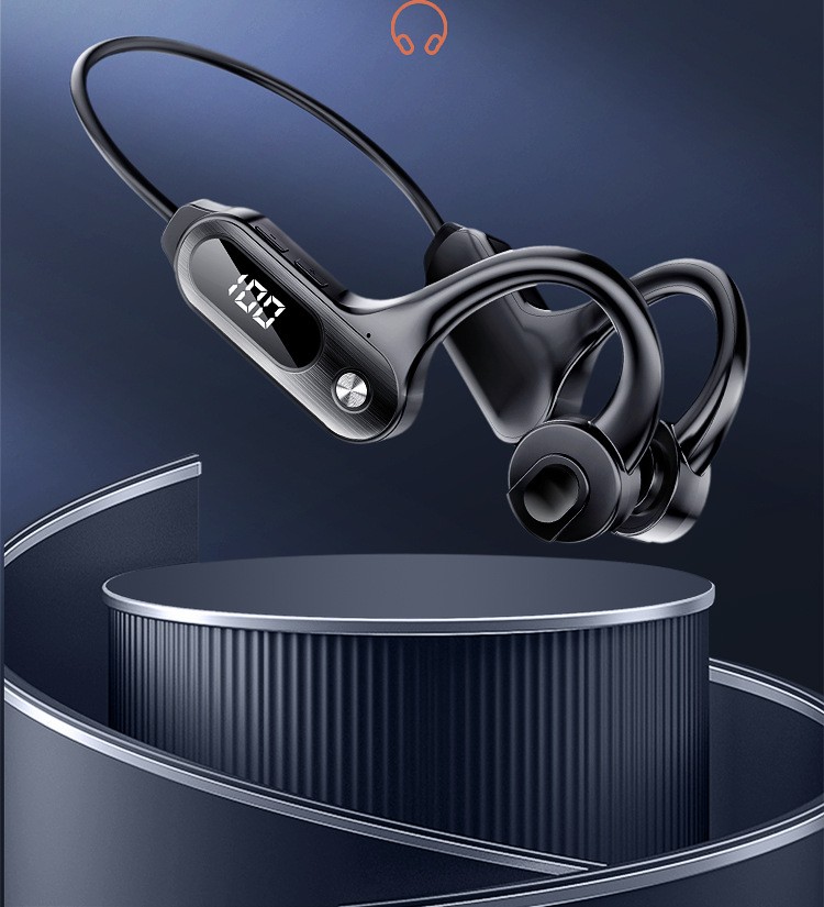 Bluetooth 5.3 Bone Conduction Headphones Wireless Outdoor Sport Headset Earbuds