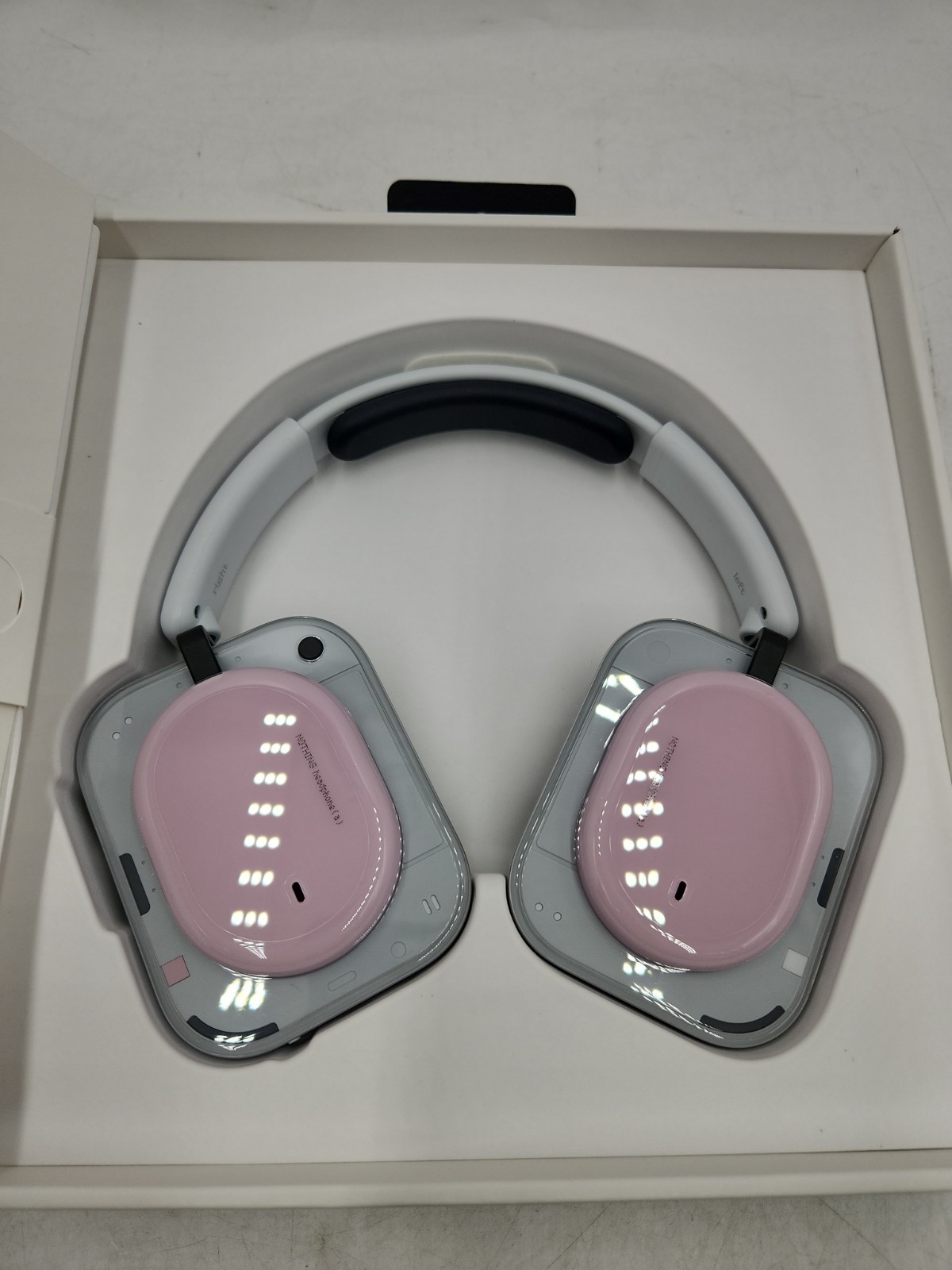 NEW Nothing Headphones Adaptive Active Noise Cancelling Headphones. Pink