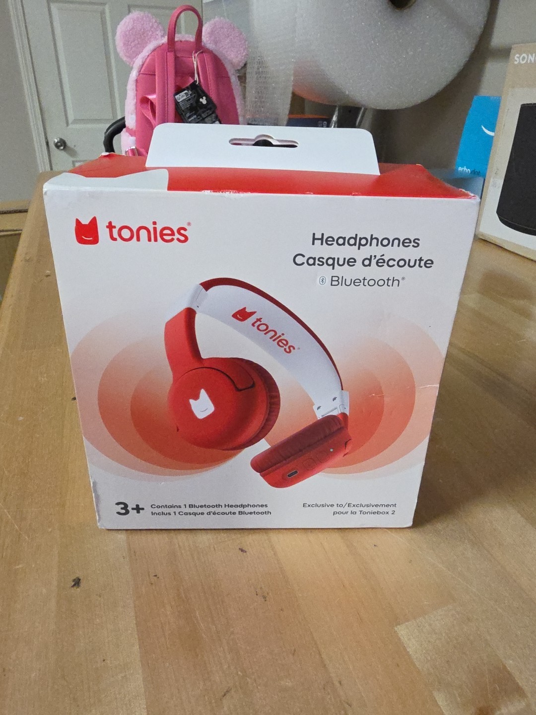 Tonies Bluetooth Headphones for Toniebox 2 – Sunset Red