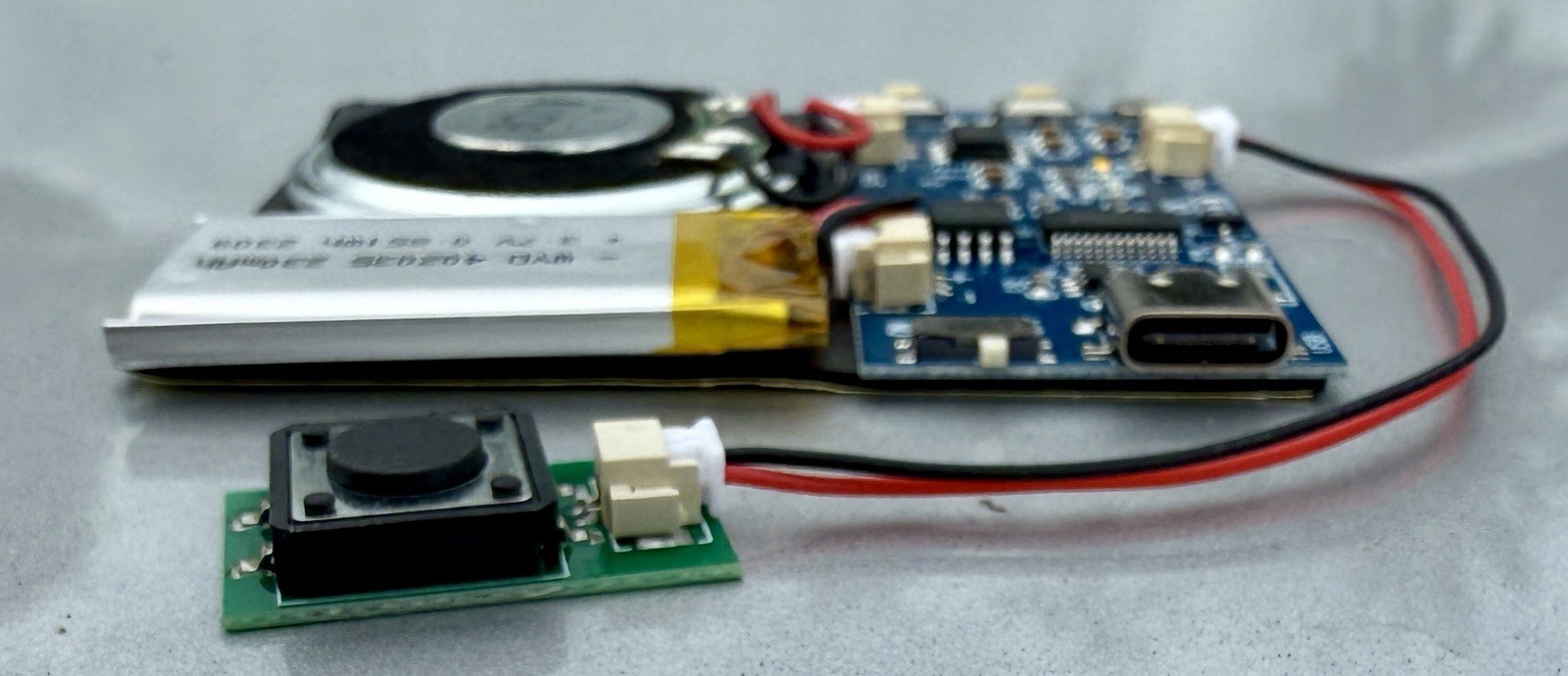 XLW Module Push Button Activated Sound Module with Speaker, Type-C Cab…