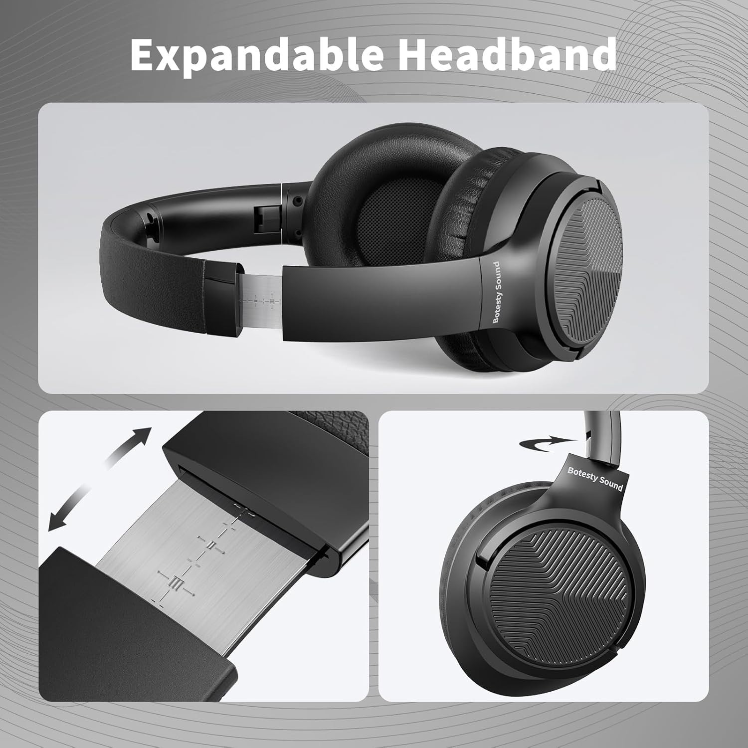 Lightweight Over-Ear Wired Headphones with Mic for Clear Calls & Music Listening