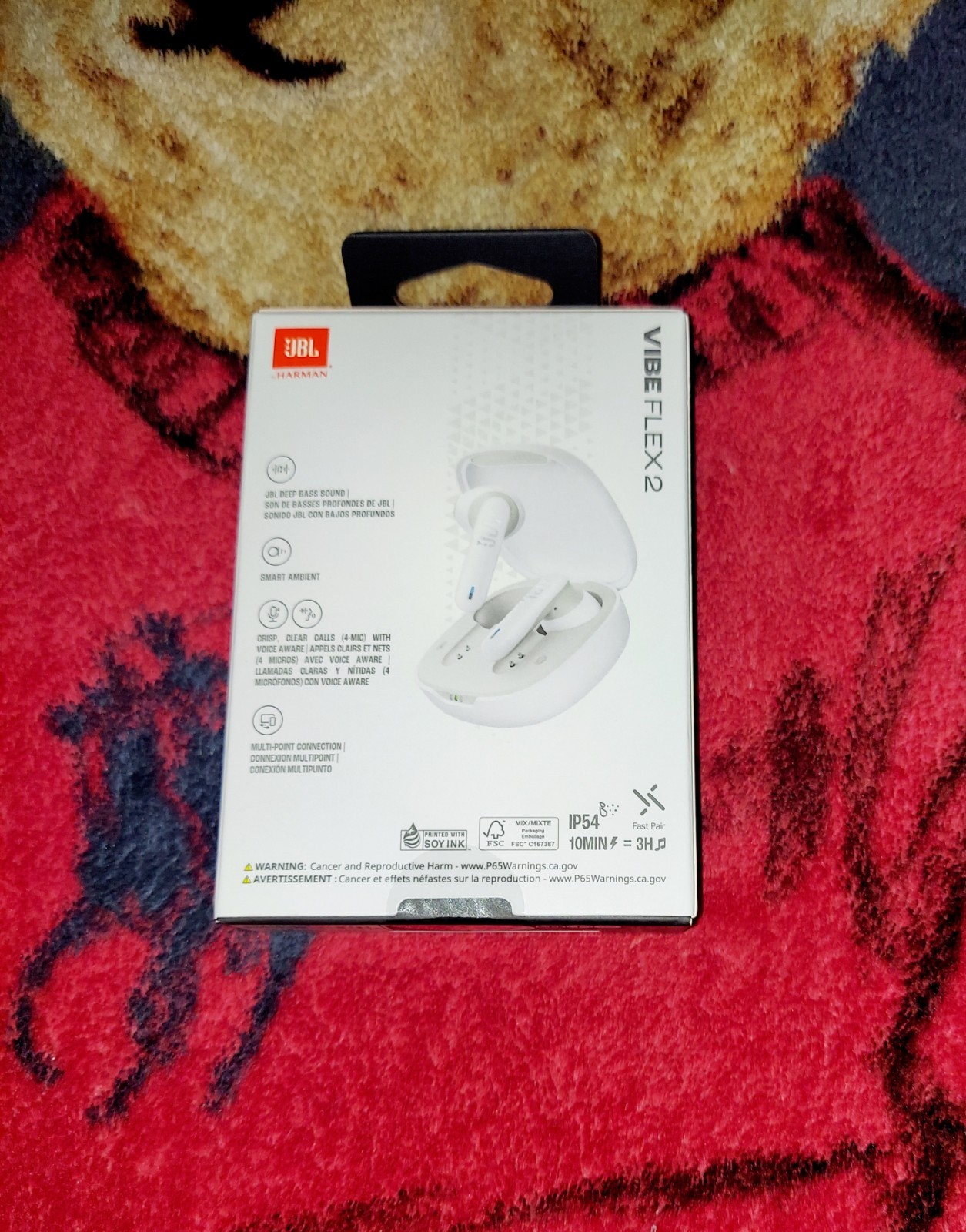 New JBL VIBE FLEX 2 True Wireless Earbuds White FACTORY SEALED NIB