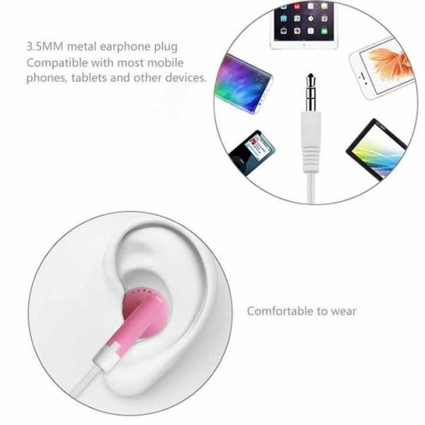 Lot of Candy Color Wired Earbuds