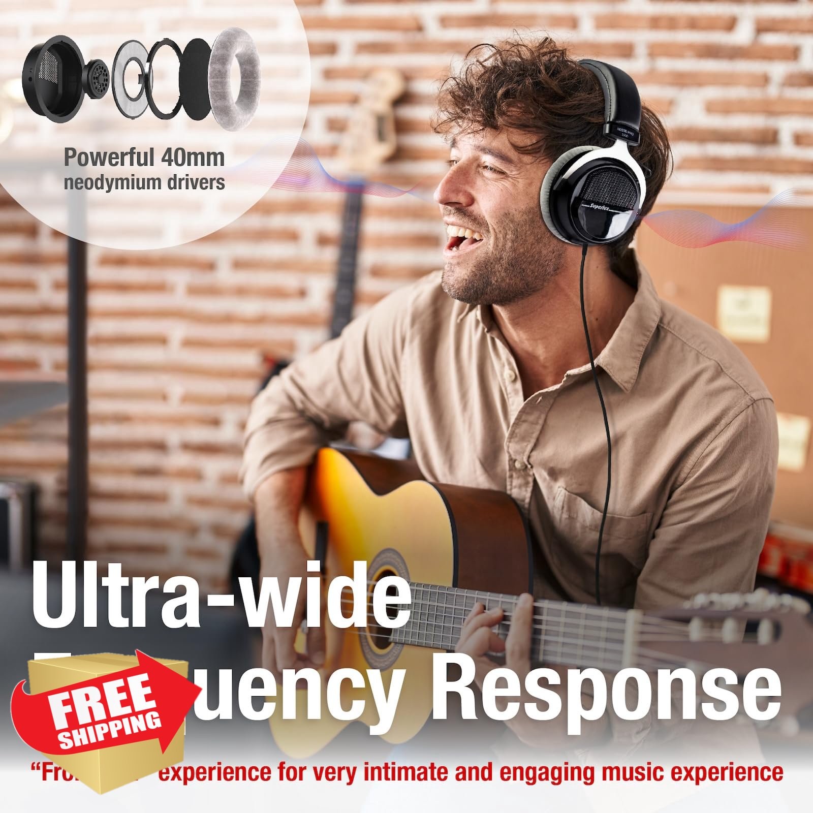 Superlux HD 330PRO Headphones 32 ohms