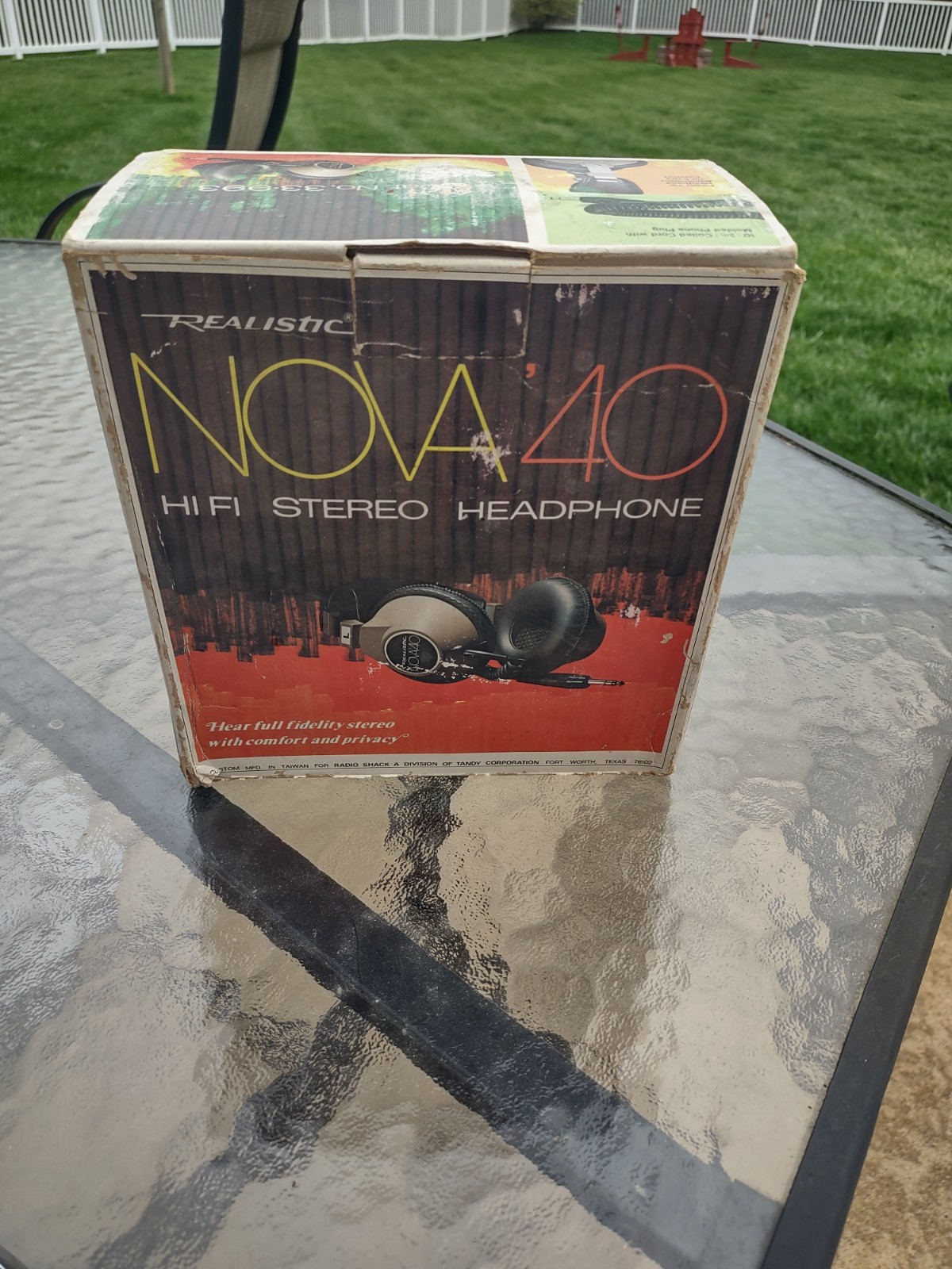 Realistic NOVA 40 HI FI Stereo Headphones Cat. No. 33-993