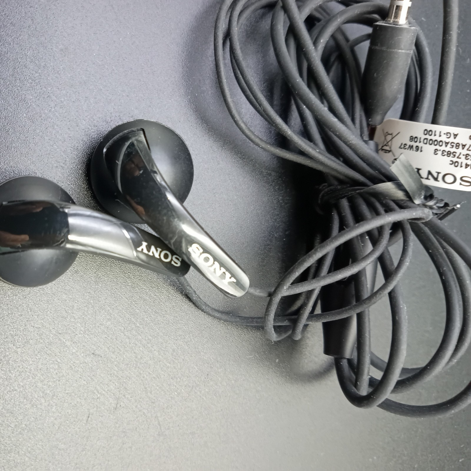 OEM SONY XPERIA Earbuds Wired MH410C Black 3.5mm Straight Jack Microphone