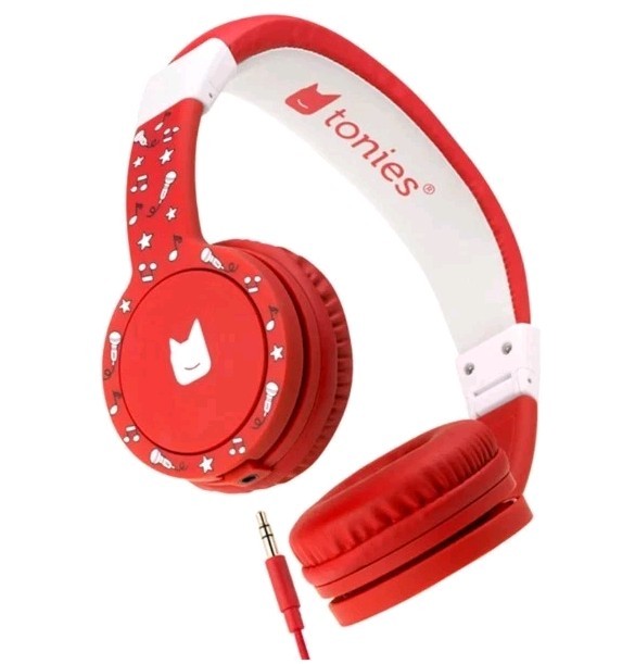Red Headphones For Kids-Toniebox 1 – Open Box, Missing Cable