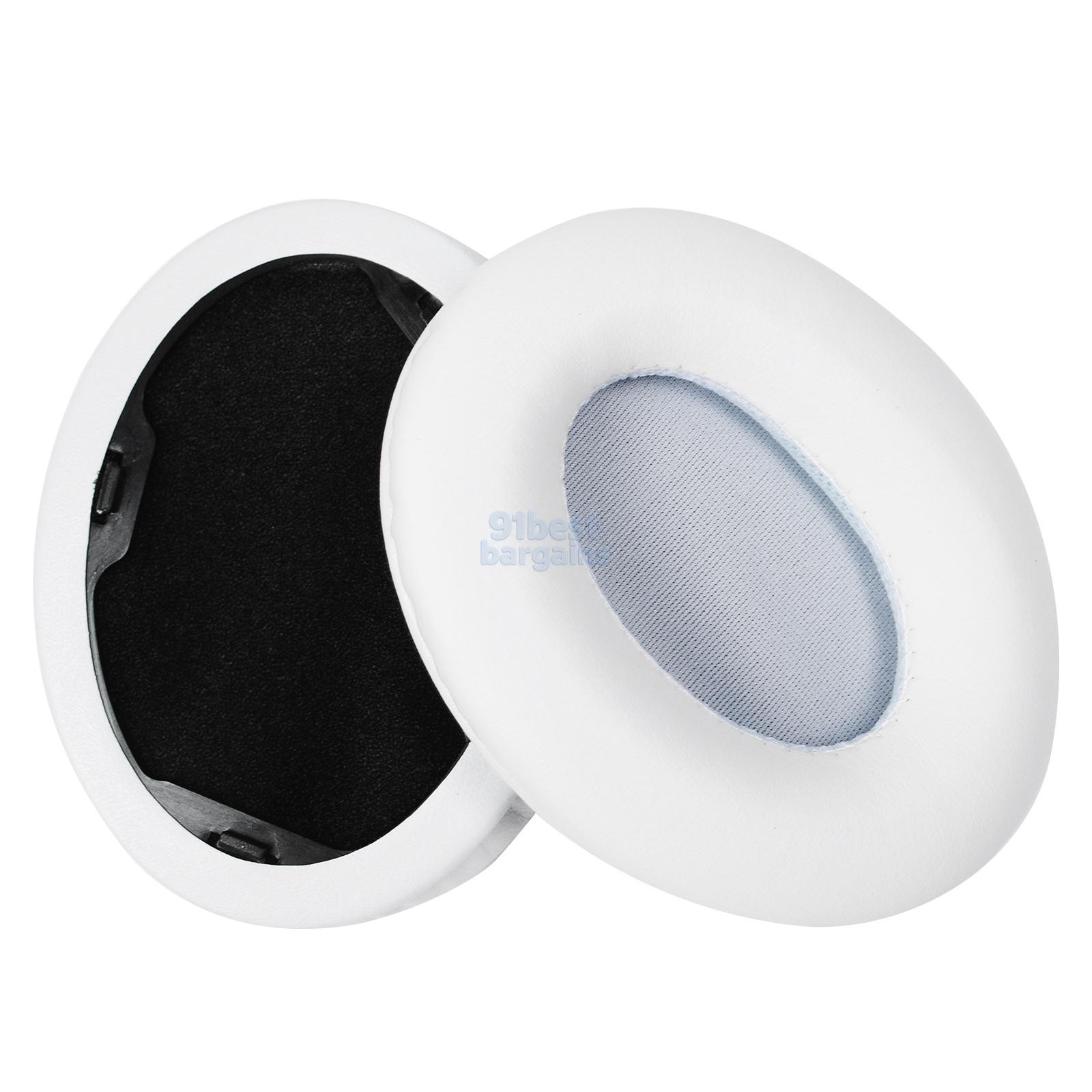 1 Pair Ear Pad Cushion Replacement For Beats by Dre Studio 1.0 Headphone – White