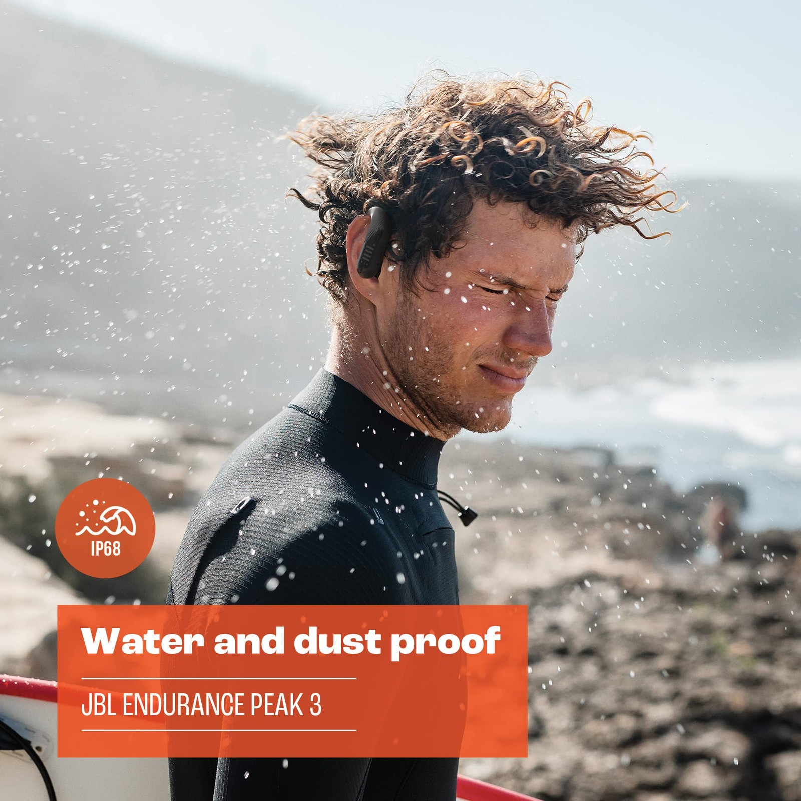 JBL Endurance Peak 3 – Dust and Water Proof (IP68) True Wireless Active Earbu…
