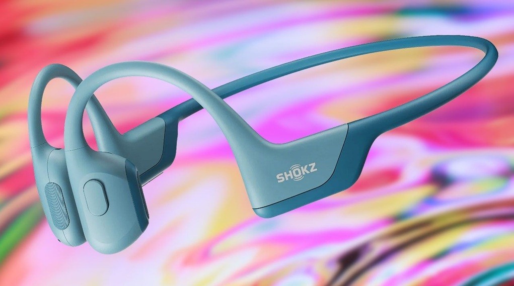 NEW Shokz OpenRun Pro 2 Wireless Bone Conduction Bluetooth Headphones, Sky Blue