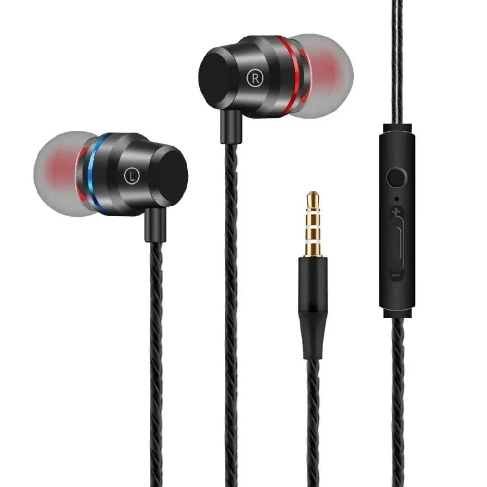 HIFI Bass Stereo Wired Earbuds Headset In-Ear Earphone Headphone MIC 3.5mm USB-C