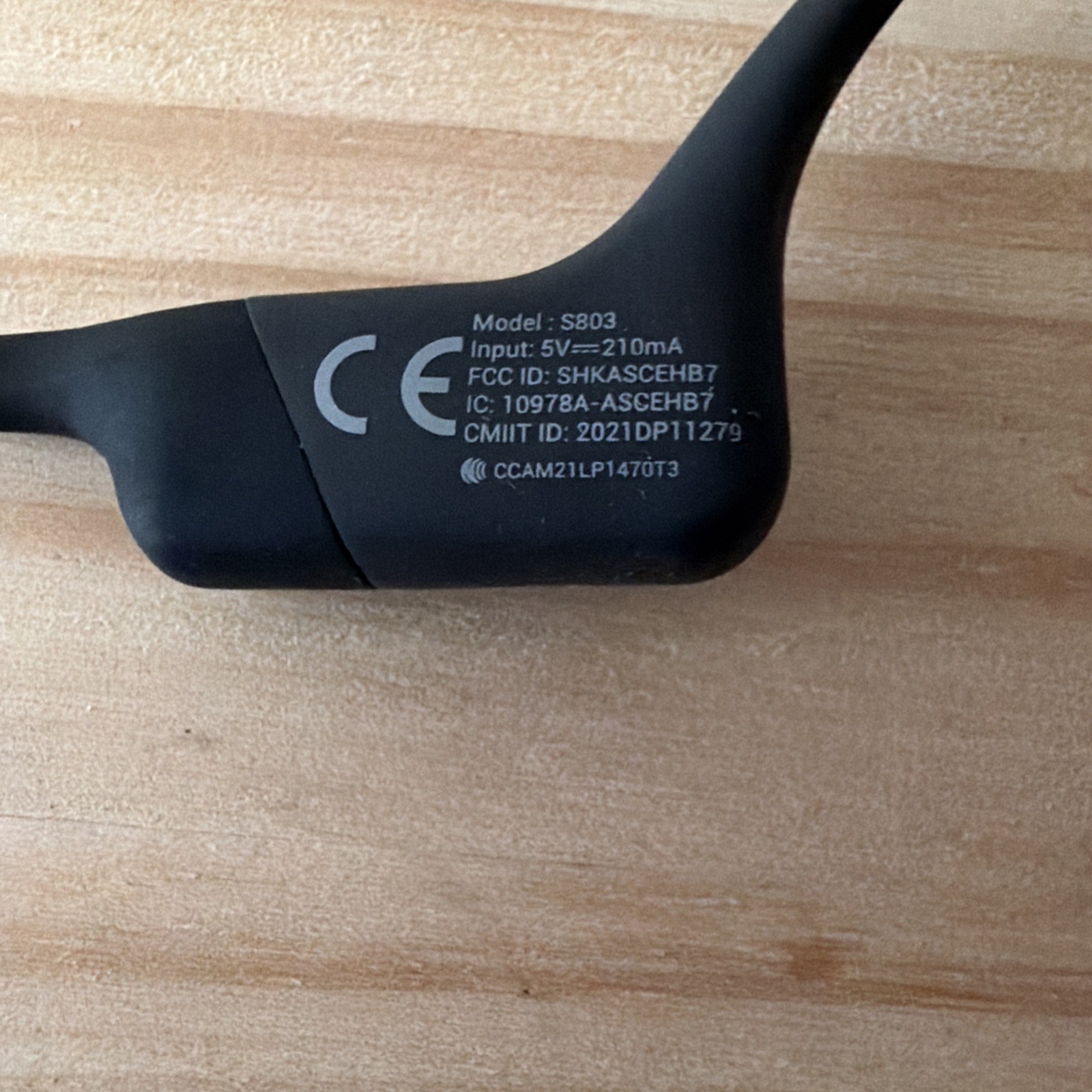 Shokz OpenRun Mini Wireless Bone Conduction Headphones – Black (S803BK)