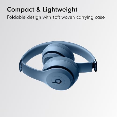 BEATS SOLO 4 WIRELESS BLUETOOTH ON-EAR HEADPHONES A3140 – SLATE BLUE