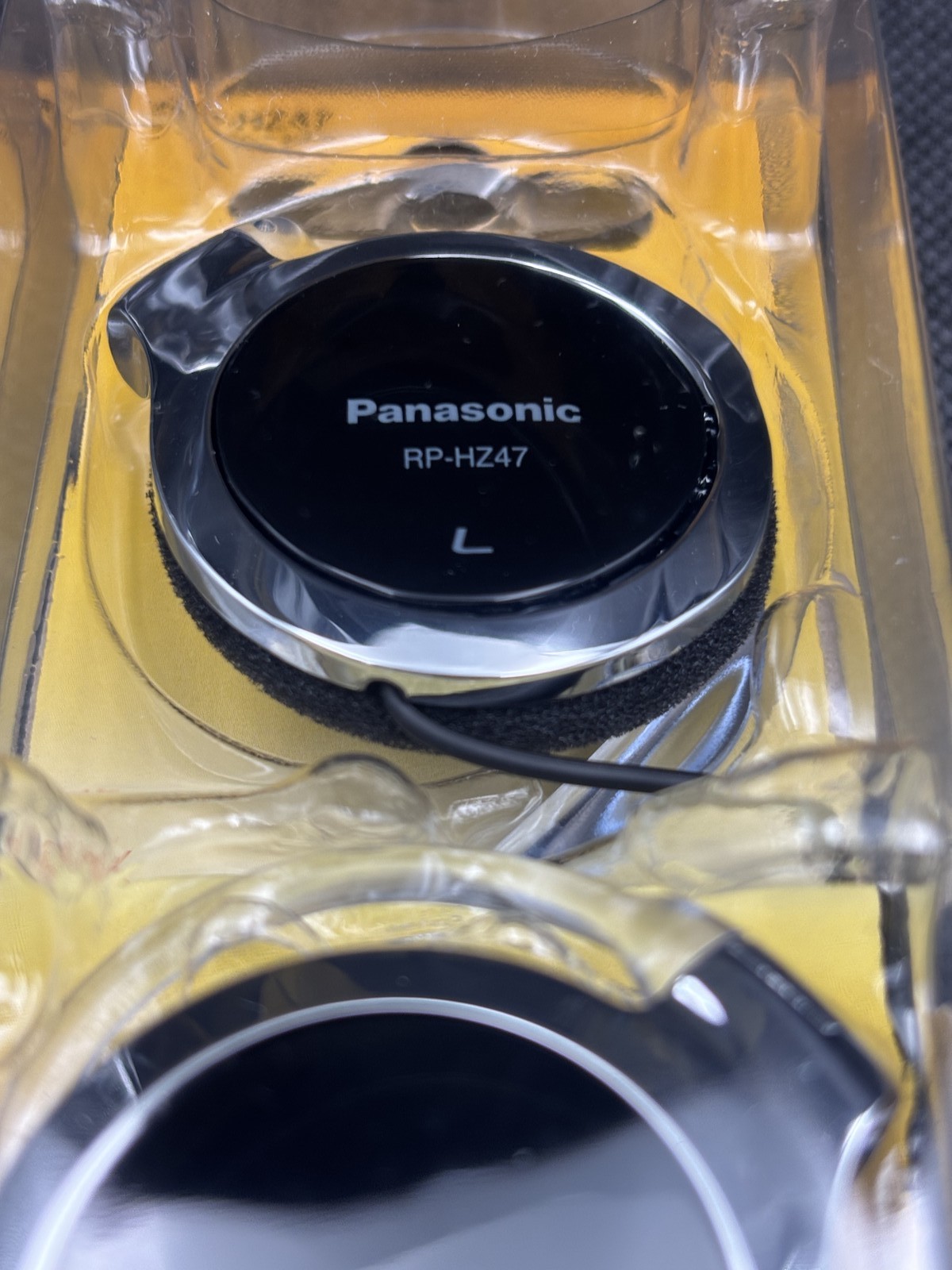 Panasonic Clip Earphone Headphone RP-HZ47-K 9.9mm Black NEW