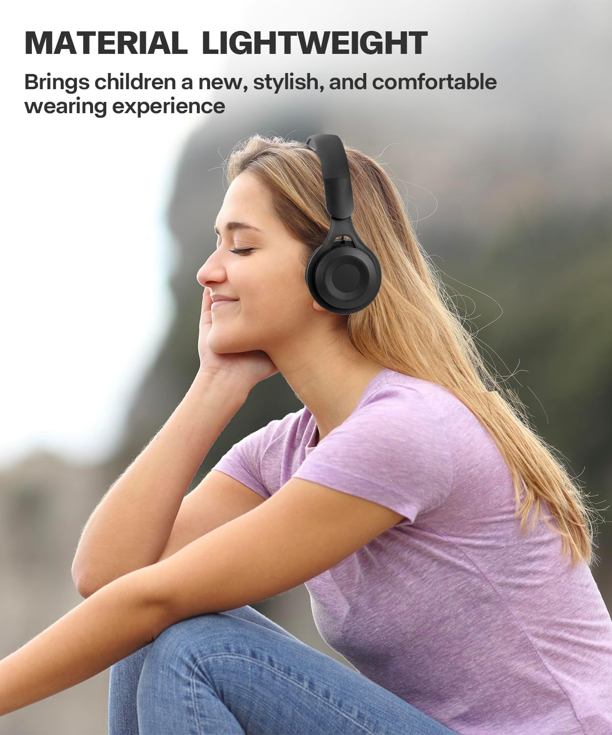 Kids Bluetooth Headphones, over Ear Children’S Wireless Bluetooth 5.3 Headsets,