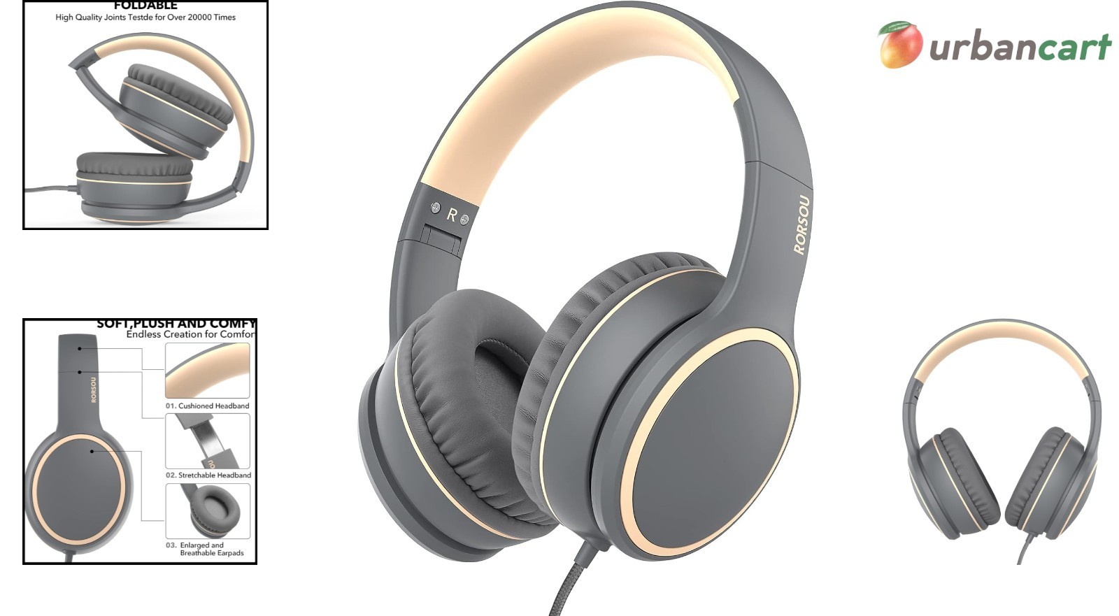 R10 Over-Ear Stereo Headphones with Microphone