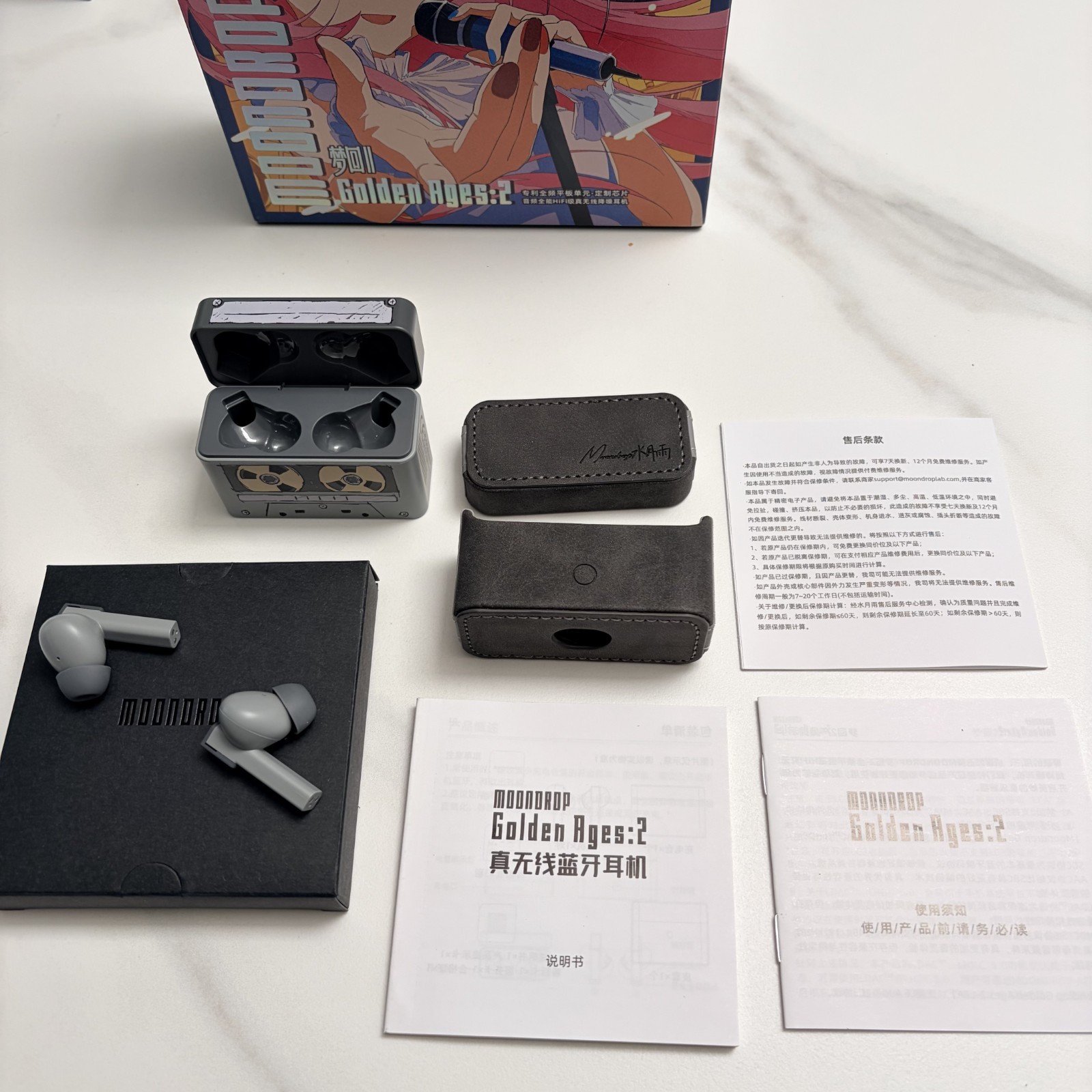 Moondrop Golden Ages2 13mm Planar Magnetic Driver Bluetooth 6.0 LDAC TWS Earbuds