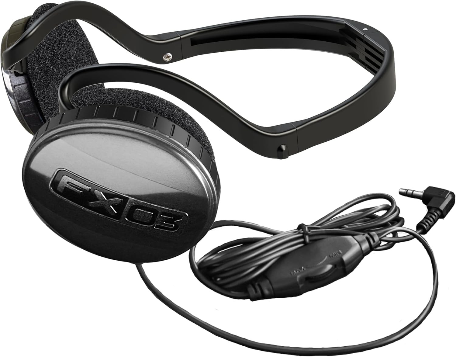 XP Wired Headphones FX03 with 3.5mm Jack & Volume Control for Metal Detection…