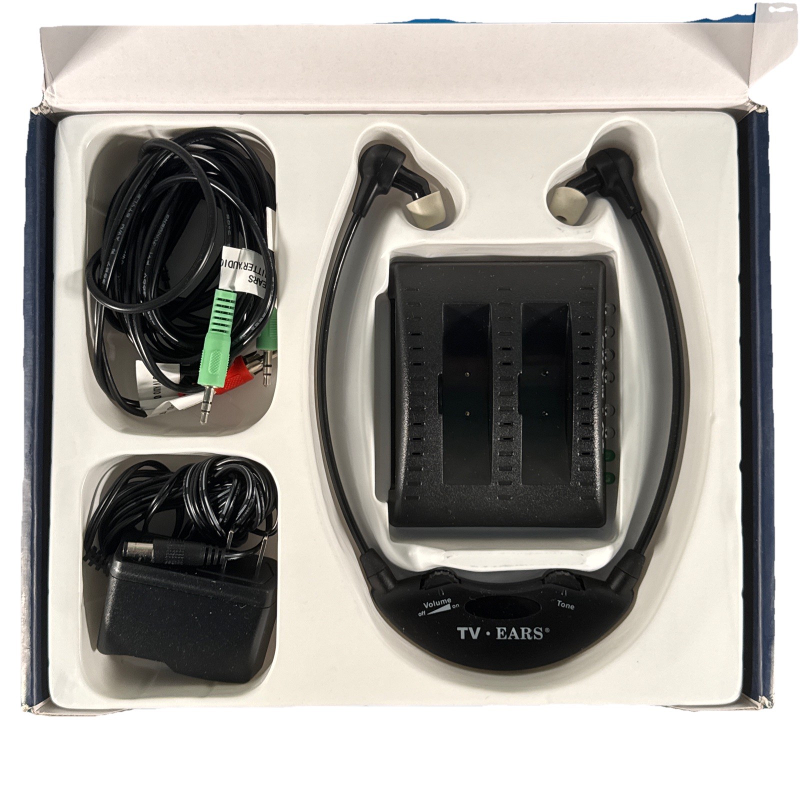 TV Ears Original Wireless Digital Voice Clarifying System 11641 Open Box