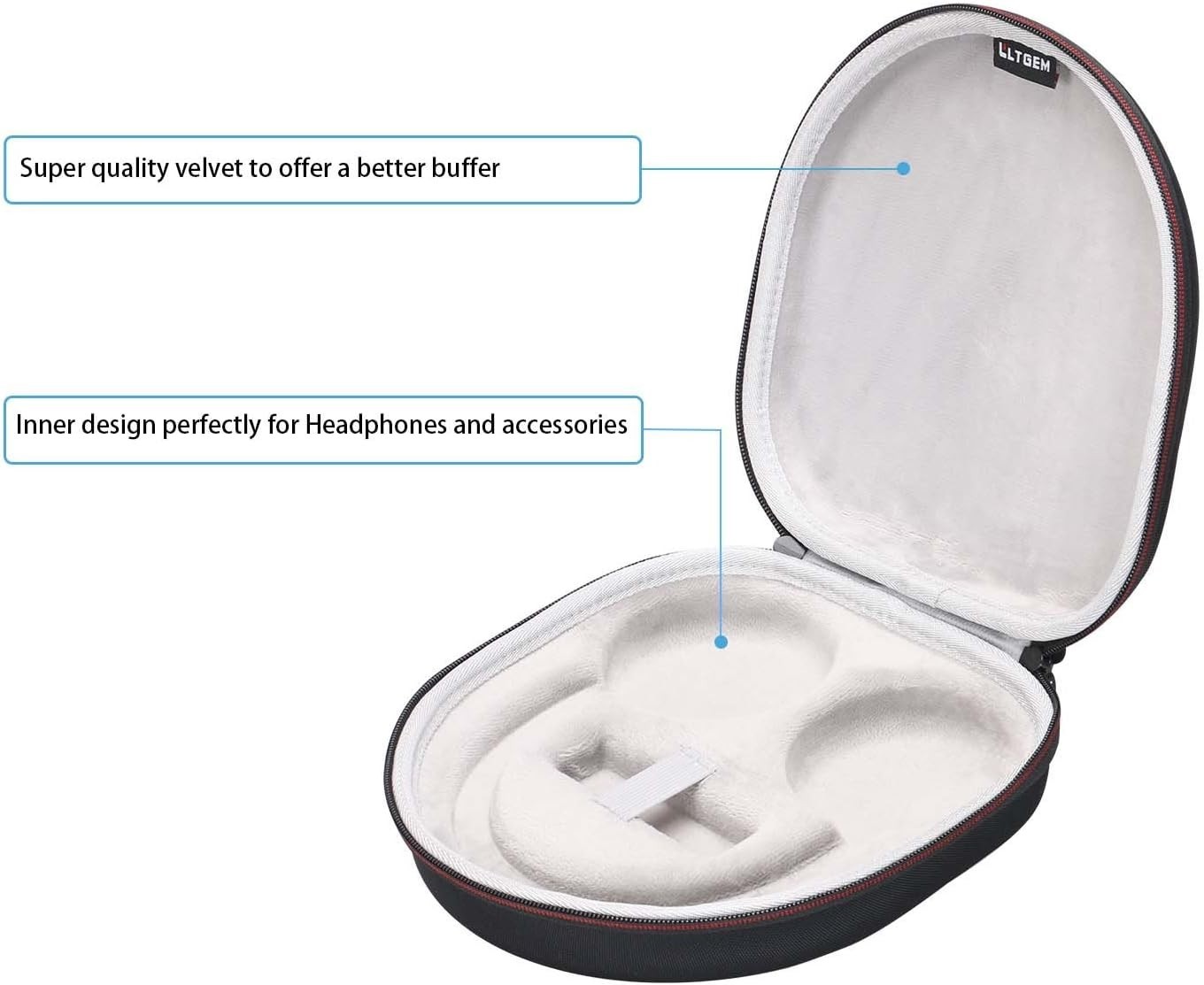 LTGEM EVA Hard Case for Bang & Olufsen Beoplay Hx/H95/H9/H9I/H4/H8 Only Case