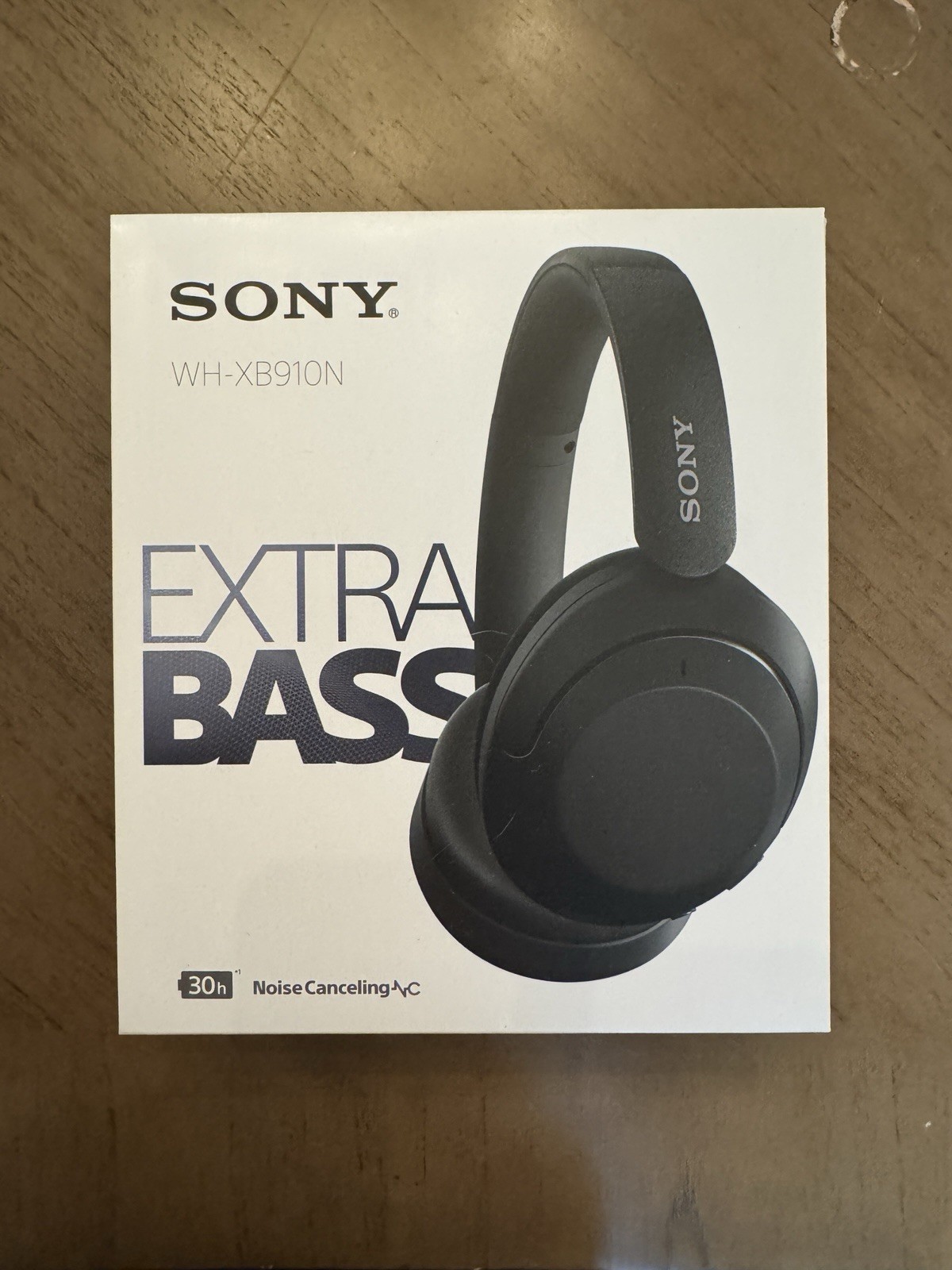 Sony WH-XB910N Black Wireless Over-Ear Noise-Canceling Headphones