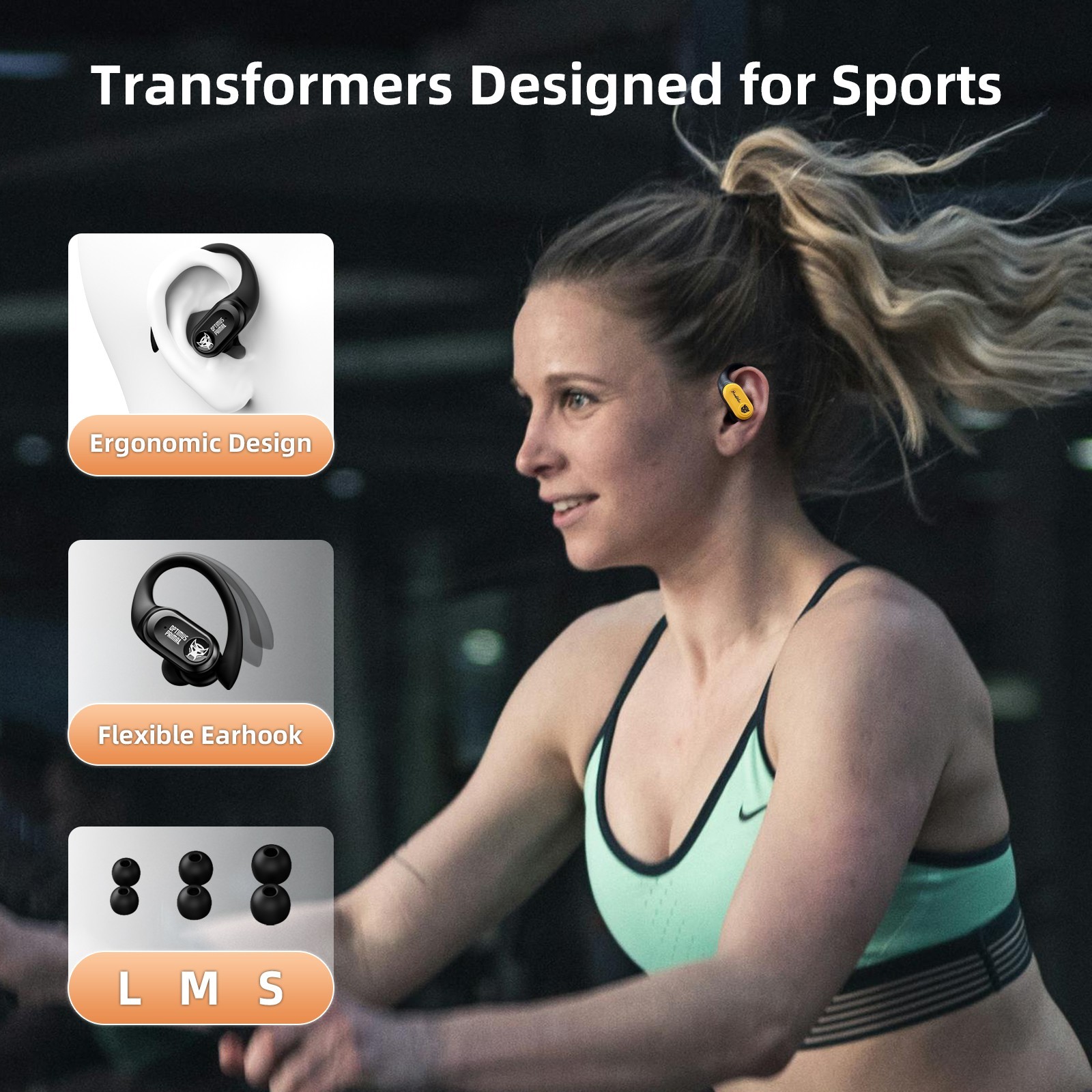 Transformers Bublebee TF-T26 Pro Bluetooth 5.4 TWS Wireless Earbuds IPX5™