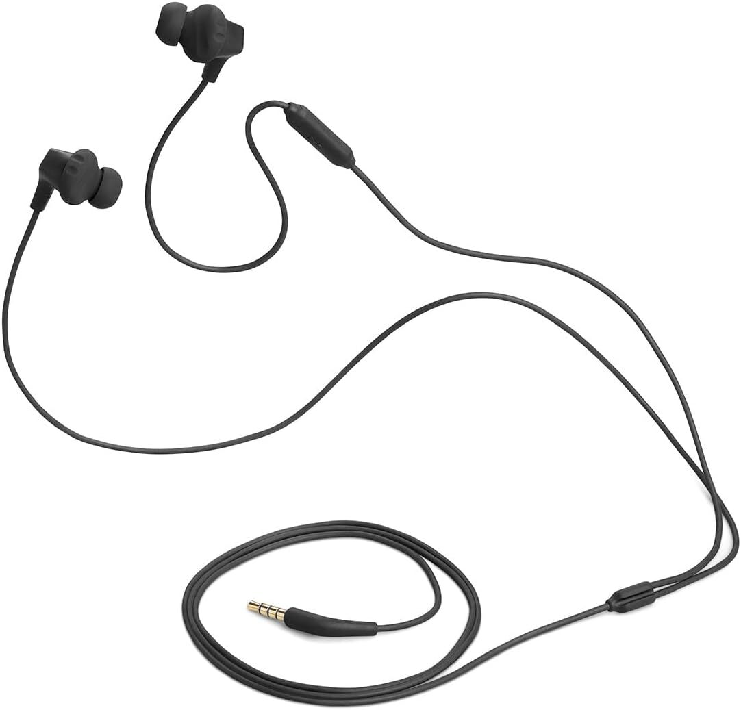 JBL Endurance Run 2 Wired – Waterproof Sport In-Ear Headphones (Black)