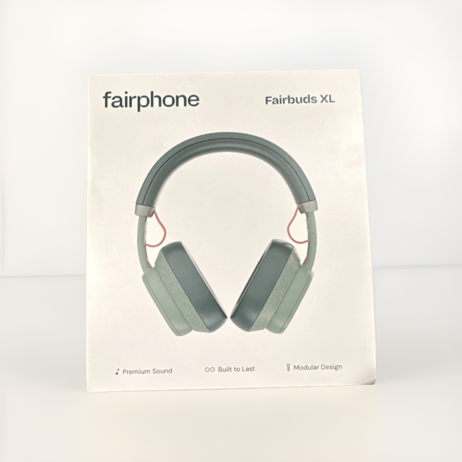 Fairphone Fairbuds XL Over-Ear Headphones Green Bluetooth ANC Modular IP54 40mm