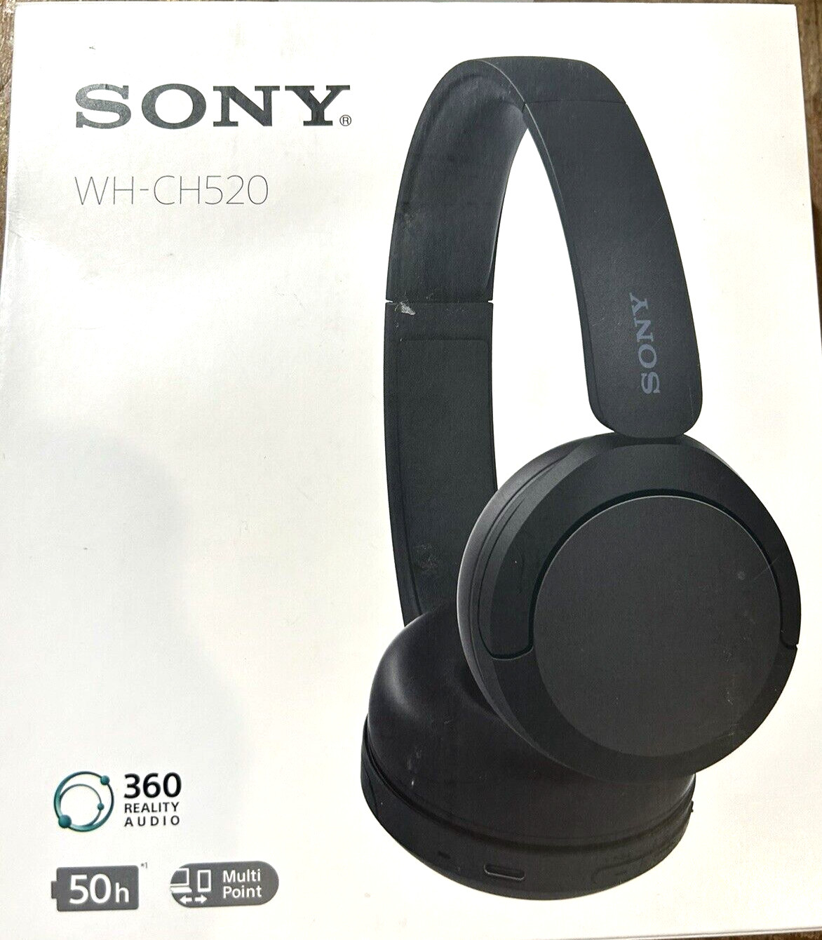 Sony – WH-CH520 Wireless On-Ear Headphones Black