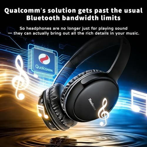 Tianfucen Wireless Headphones for TV, BKM400 TV Headphones Wireless for Seniors,