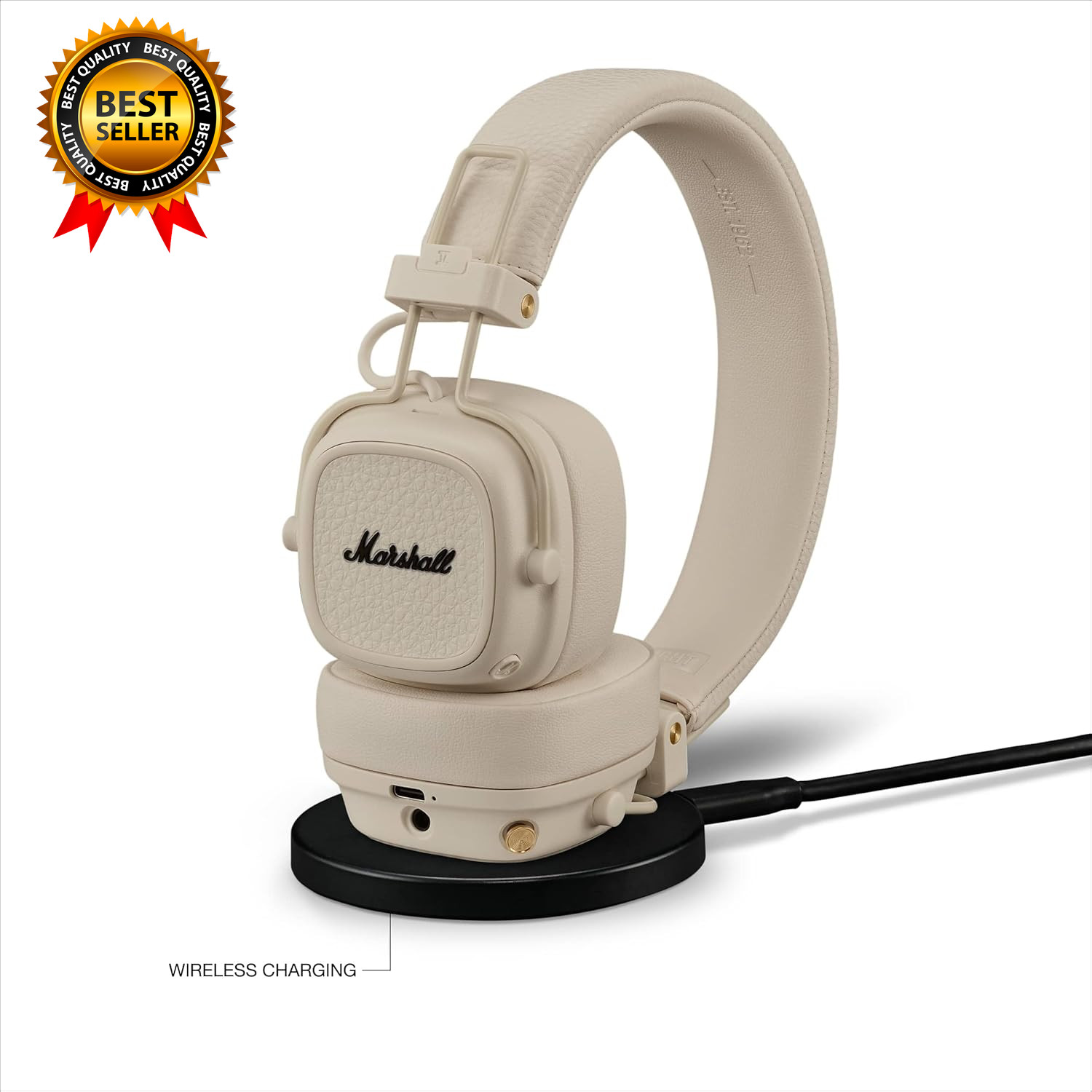 Major V Wireless On-Ear Bluetooth Headphones – 100+ Hr Playtime Detachable
