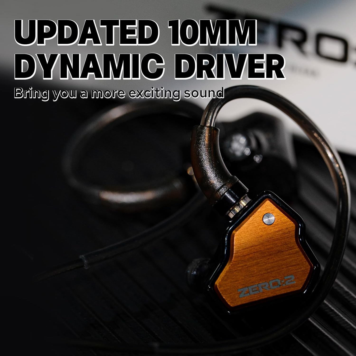 Linsoul 7Hz x Crinacle Zero 2 IEM, 10mm Dynamic Driver, HIFI In Ear Monitor,