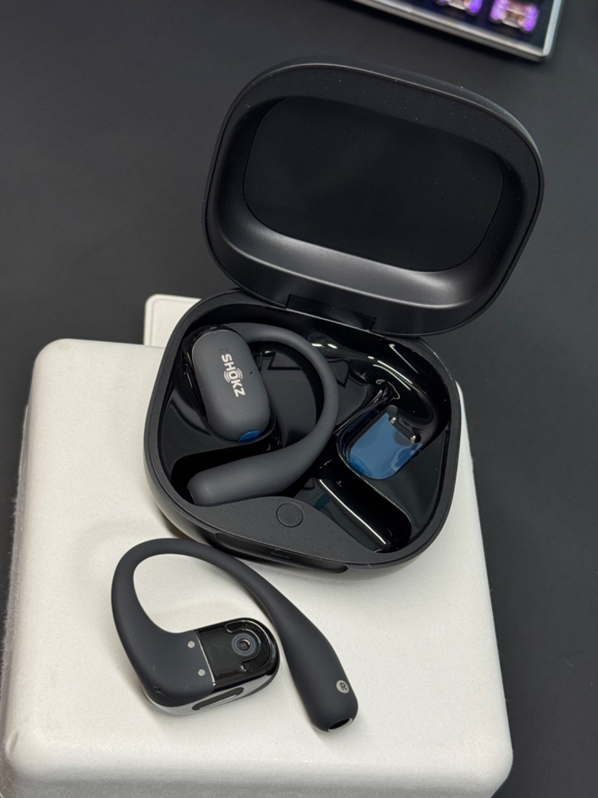Shokz OpenFit 2 True Wireless Open-Ear Earphones – Black T920