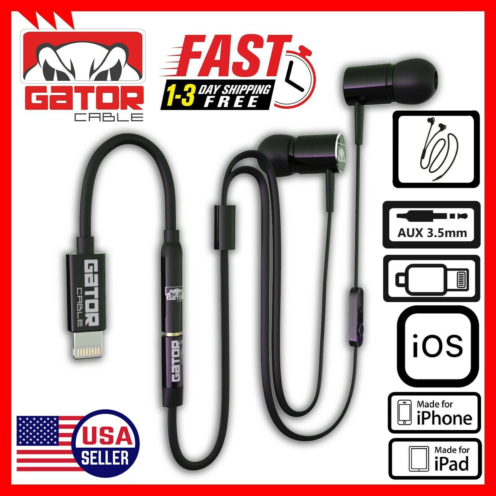 Wired Earphones Headphones Earbuds MIC For iPhone 7 8 X 11 12 13 14 Pro Max Plus