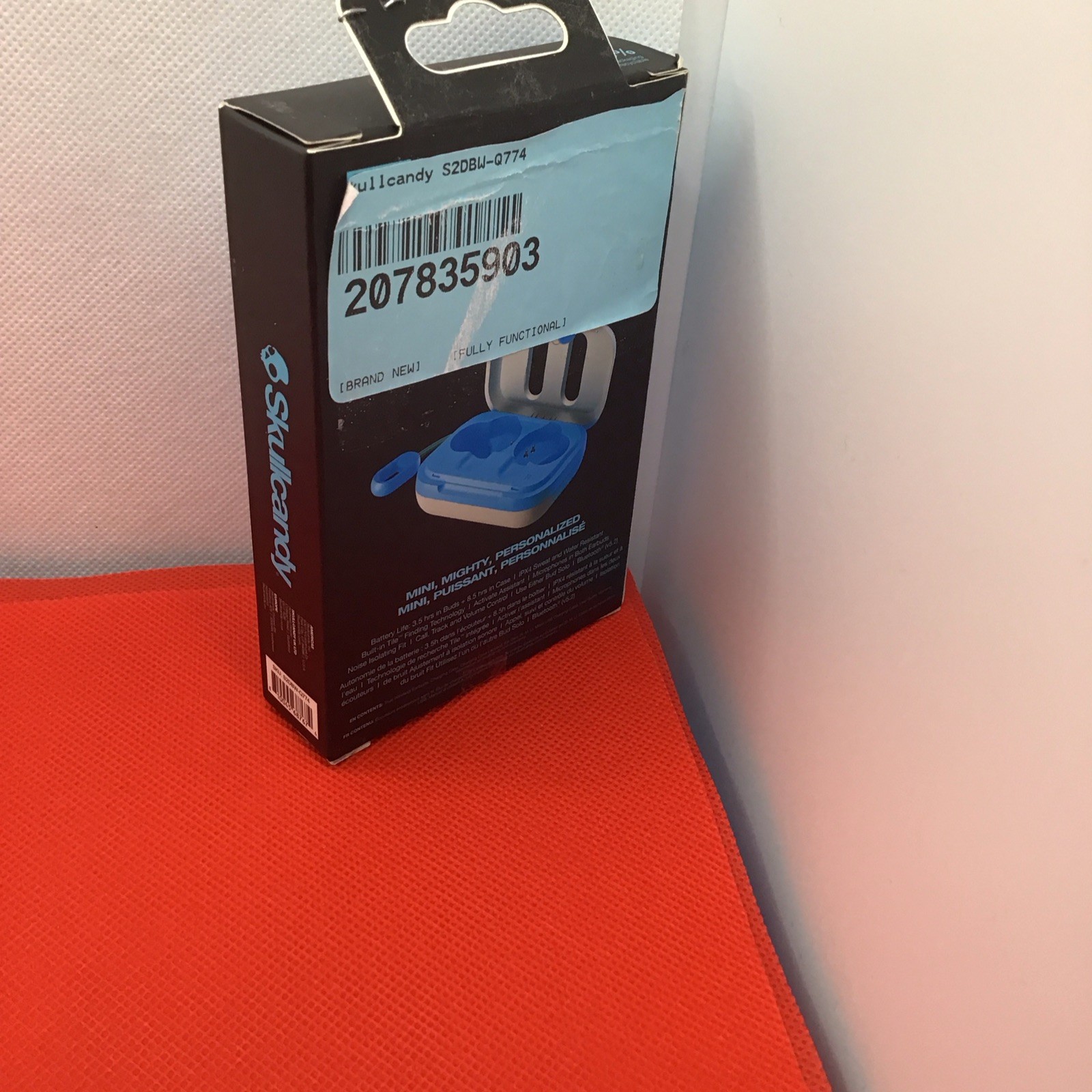 Skullcandy DIME XT2 True Earbuds – Light Blue Gray Brand New