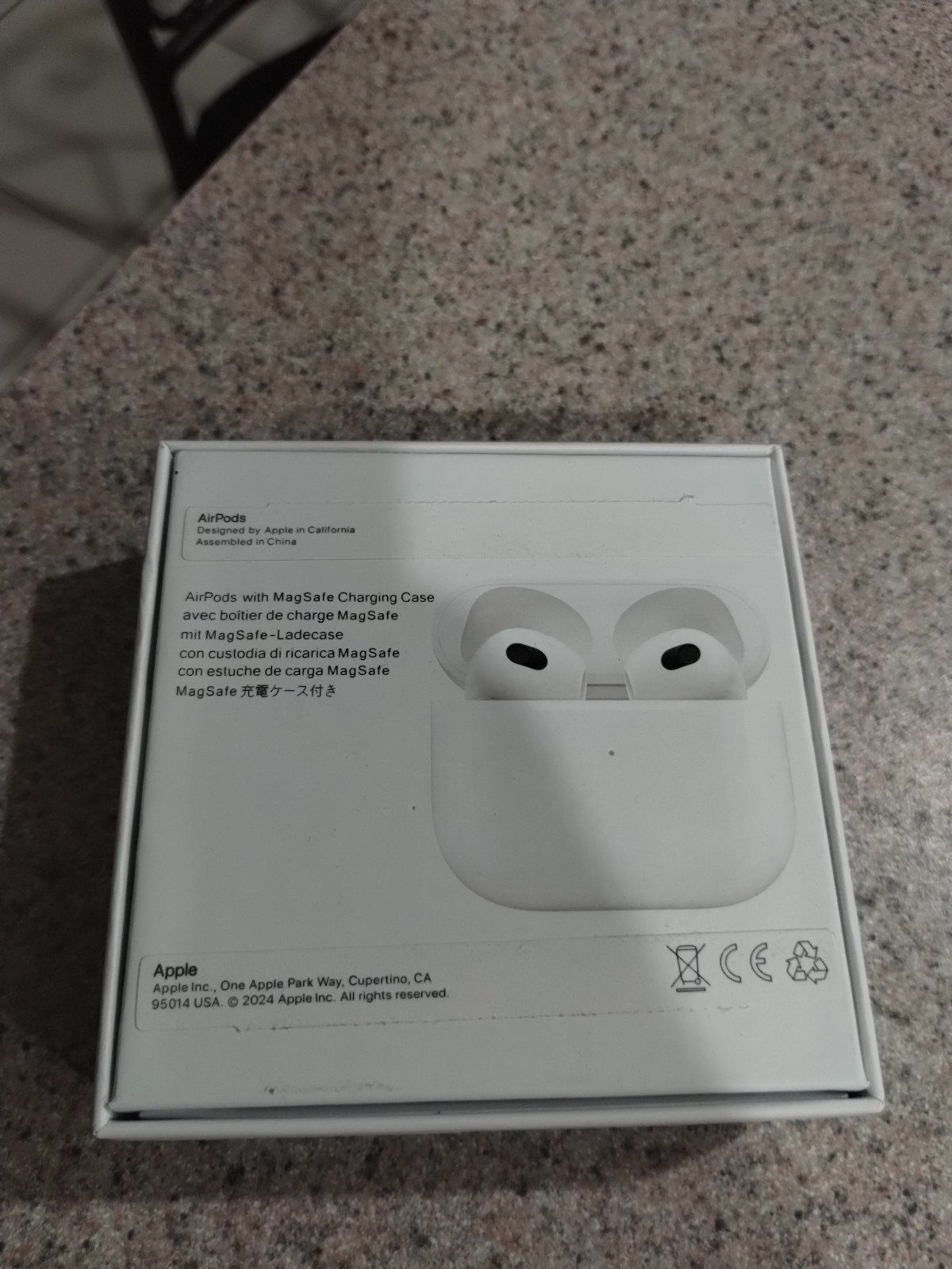 Apple AirPods 3 White with Magsafe Charging Case In Ear Headphones MME73AM/A