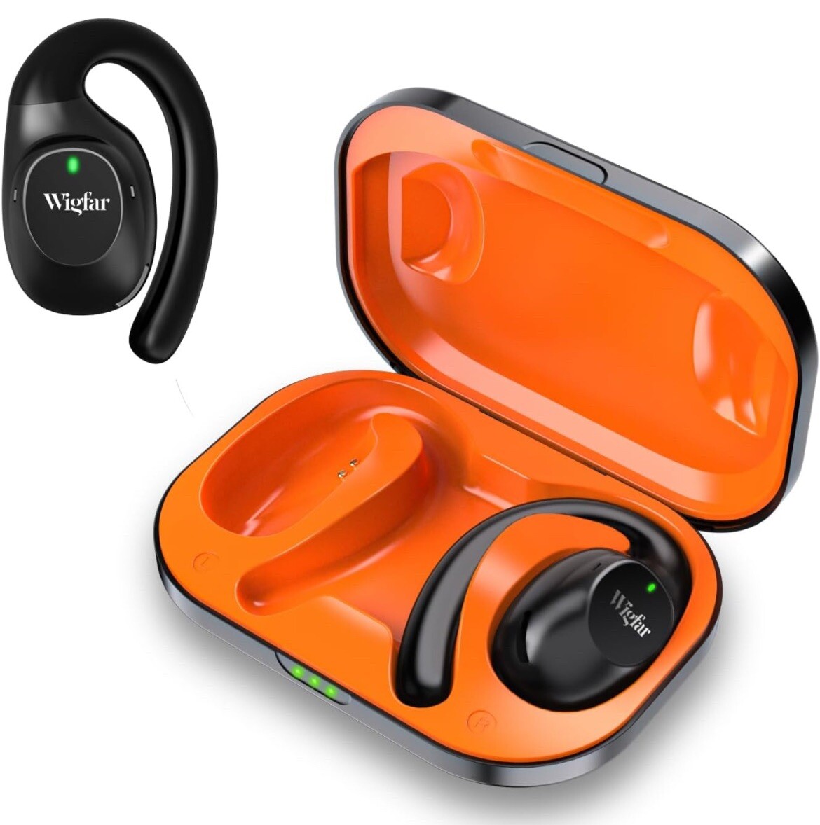 Open Ear Headphones, True Wireless Open Ear Earbuds，50H Playtime