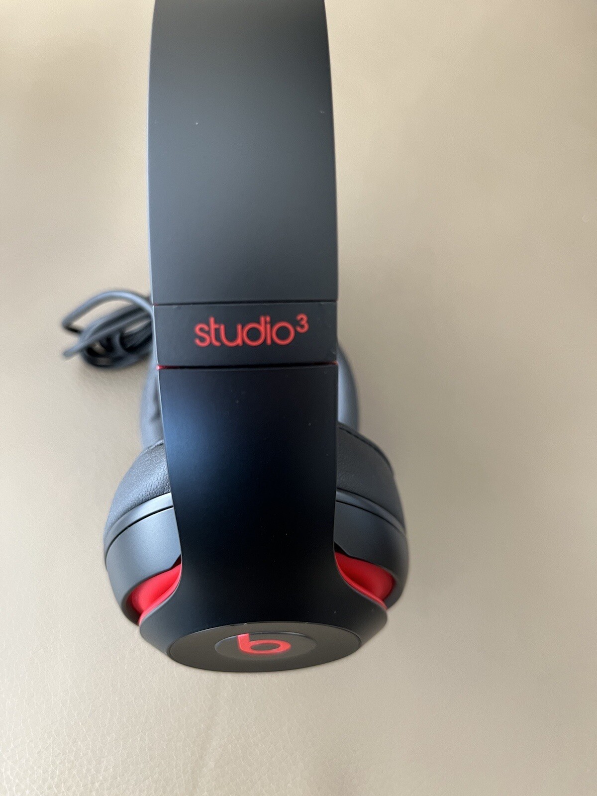 Beats Studio3 Wireless Red And Black Headphones Unverified No Case Brand New