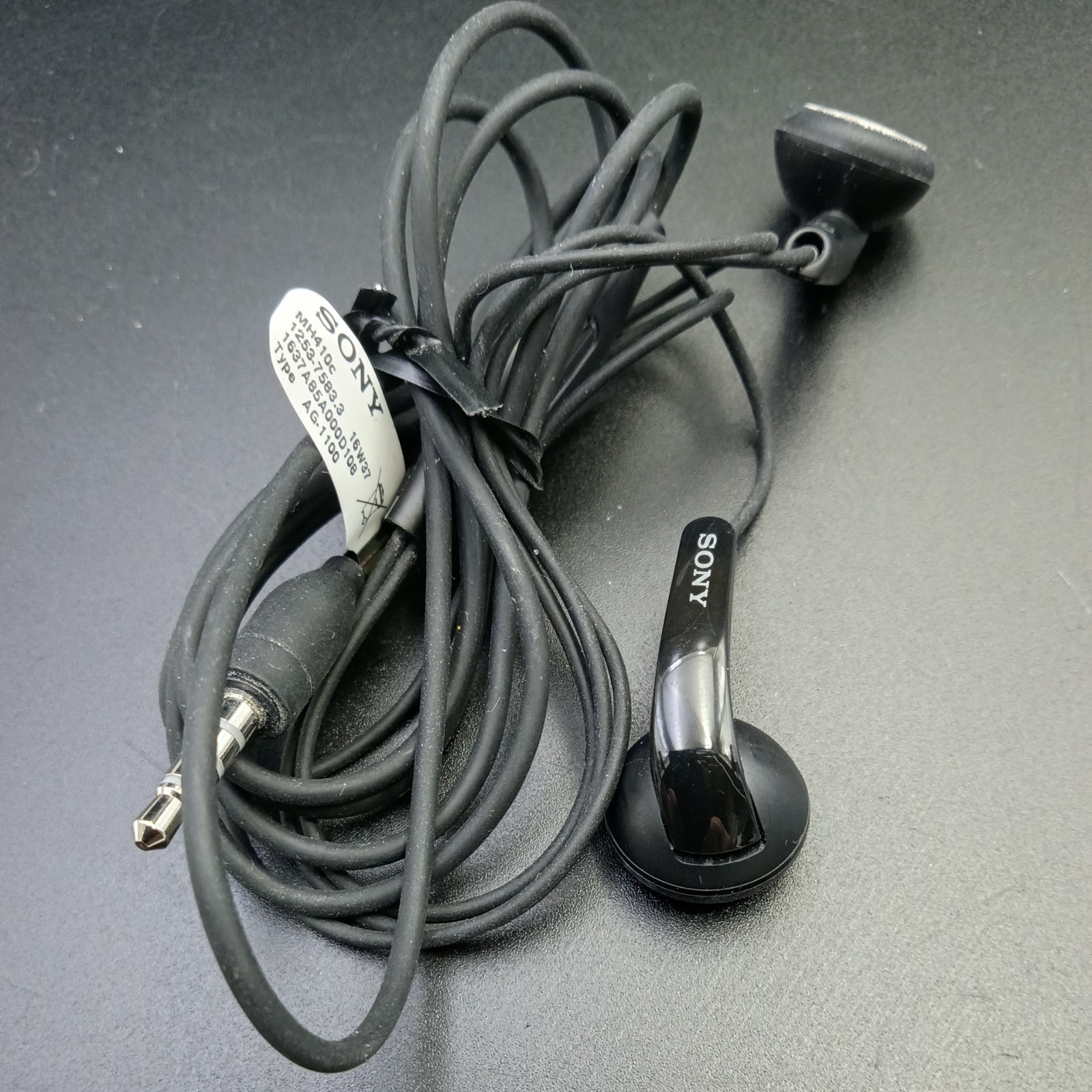 OEM SONY XPERIA Earbuds Wired MH410C Black 3.5mm Straight Jack Microphone
